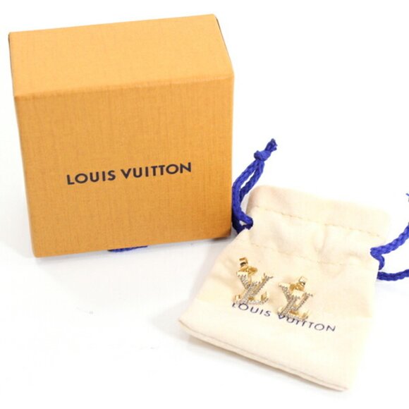 LOUIS VUITTON Gold Earrings - Picture 8 of 8